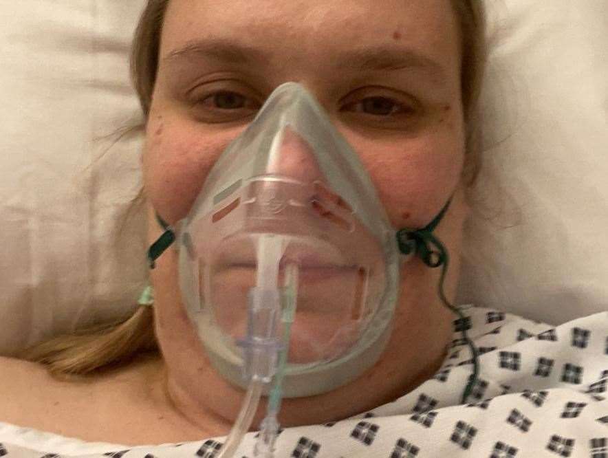 Nickie Broadbent has had several stays in hospital as a result of her endometriosis