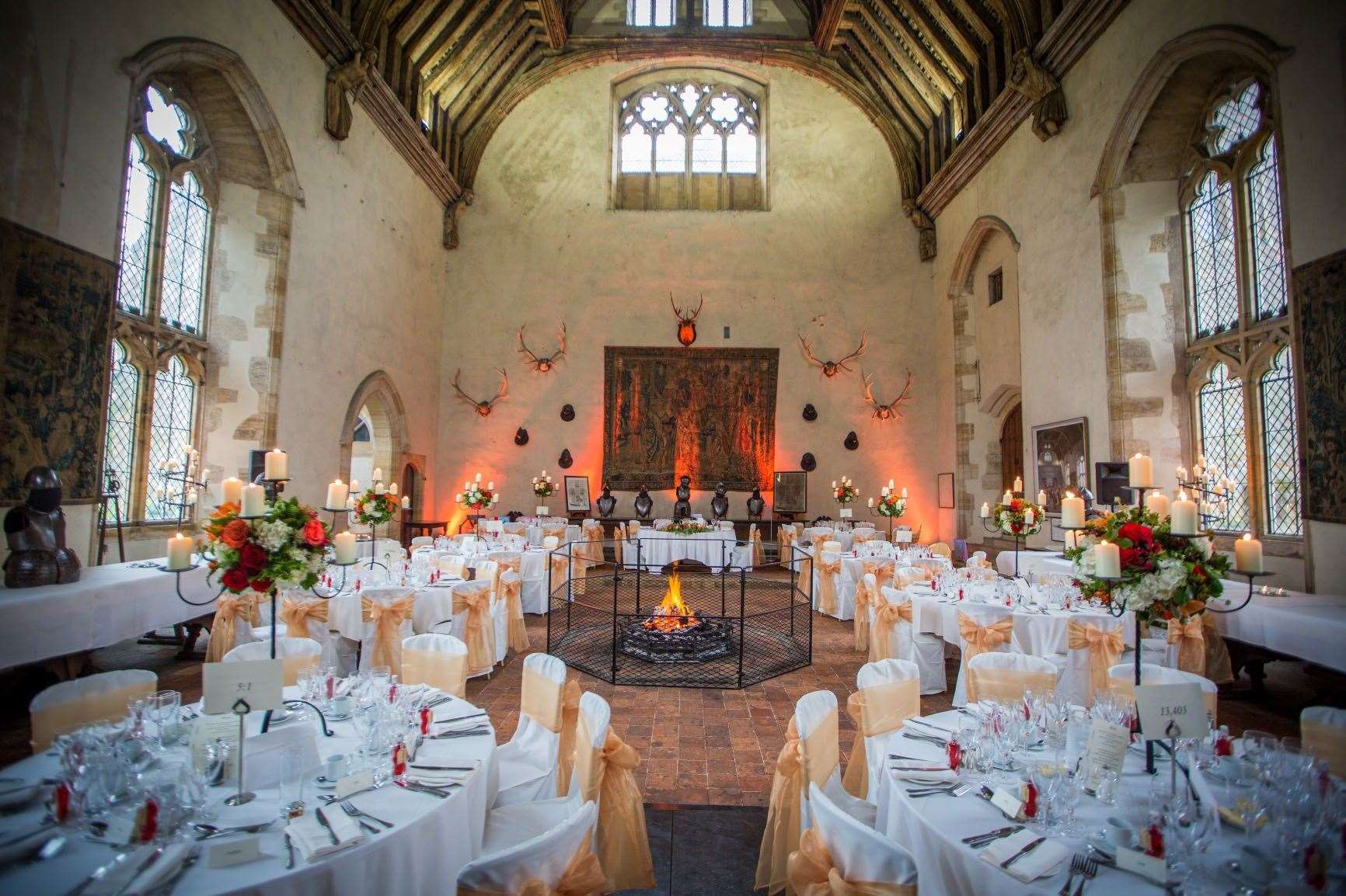 The Baron’s Hall at Penshurst Place. Picture: David Fenwick