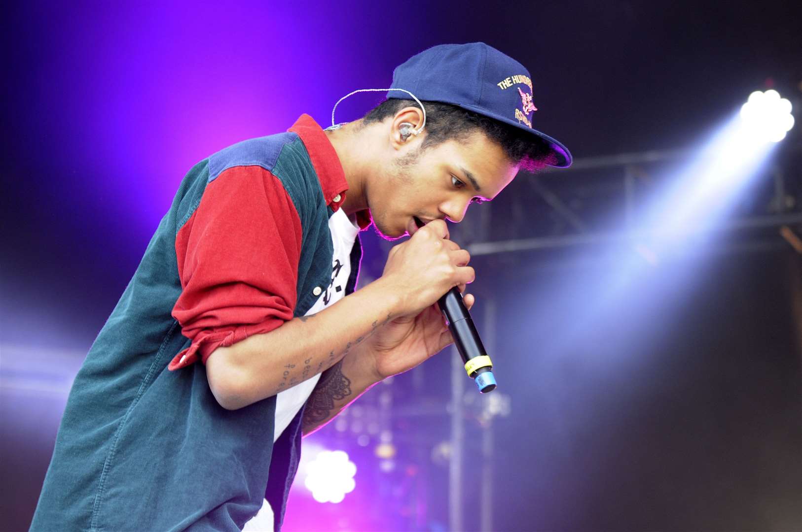 Rizzle Kicks on stage at Leeds Castle following the torch's arrival