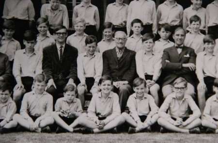 Evans Minor, now journalist NIck Evans, is in the front row, third from right, in the Wellington House photo from 1970