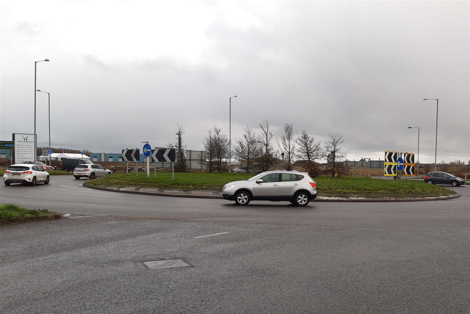 A signalised junction will replace the roundabout, with contractors set to start work later this month