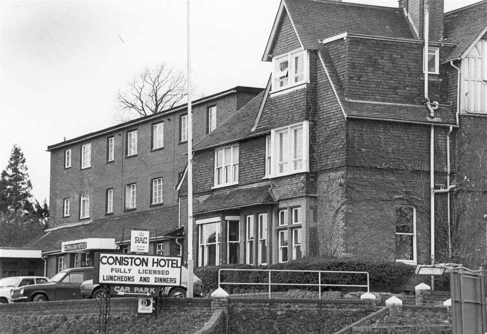 The Coniston Hotel in Sittingbourne - February 1986