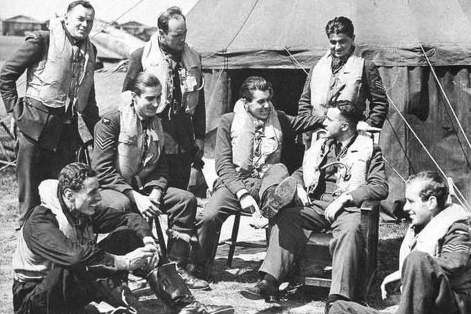 The men of the 501 squadron who were based at RAF Gravesend during the "Hardest Day"