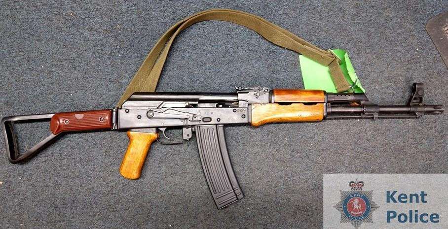 The AK47 has been handed in in Canterbury. Picture: Kent Police