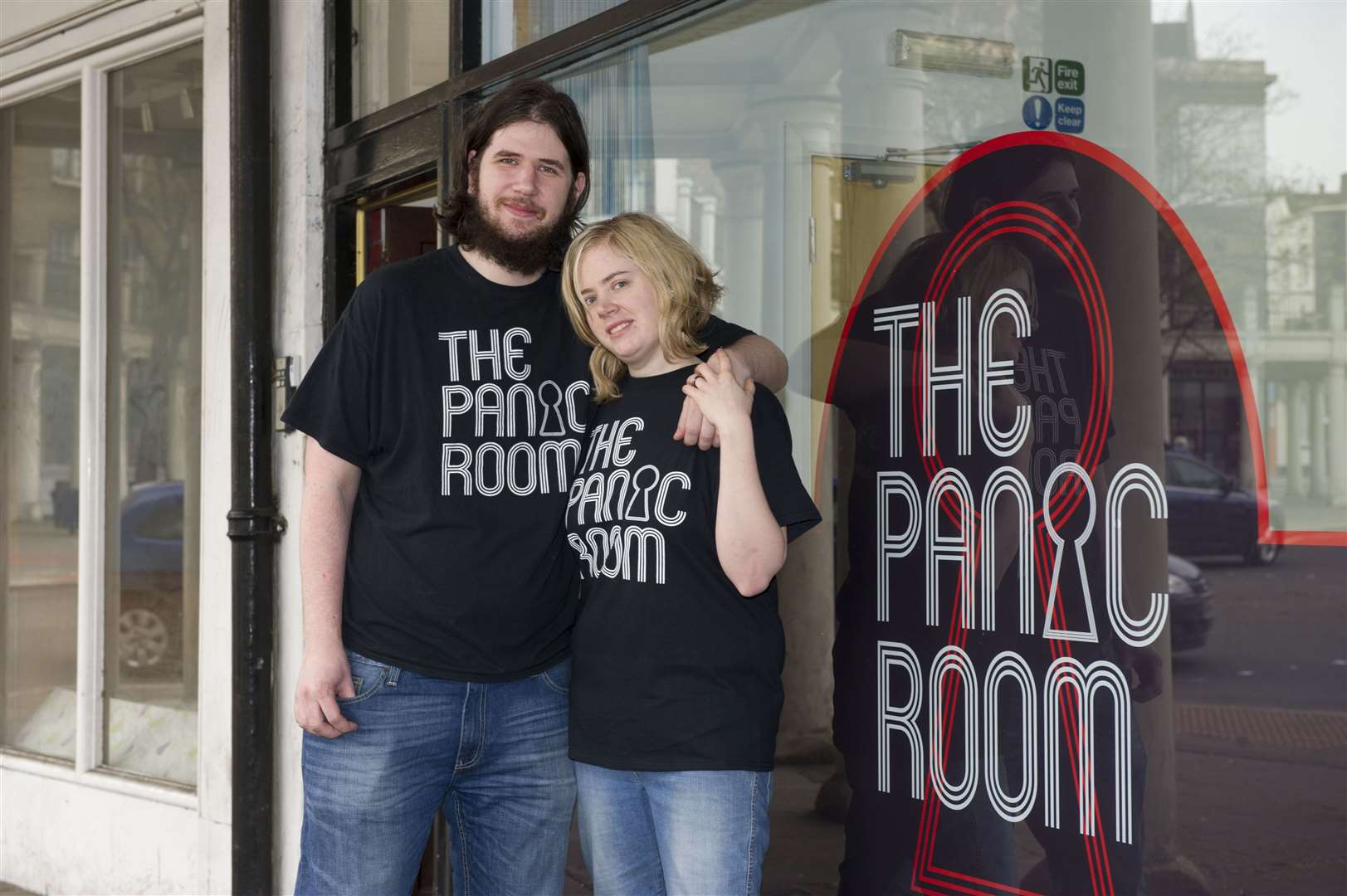 The Panic Room owners Alex and Monique Souter are looking to expand their entertainment offering. Picture: Simon Hildrew