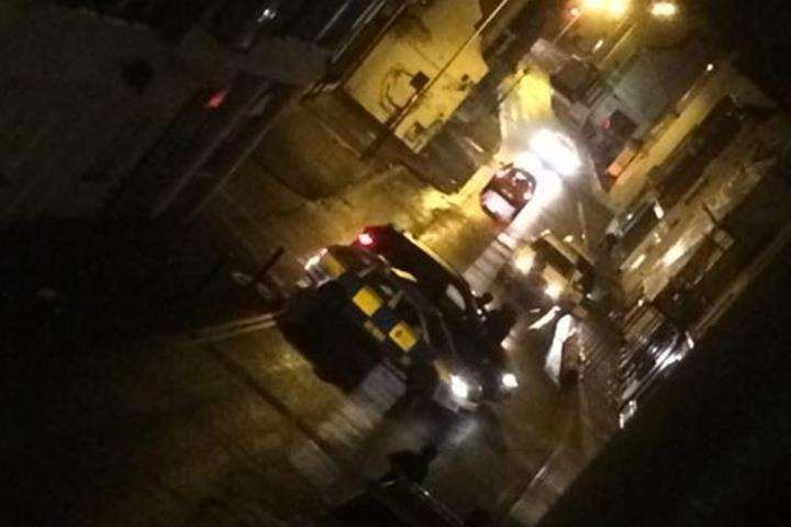 Police rushed to the scene after the alleged attack. Picture: Emma Jane Nettleingham (3393667)