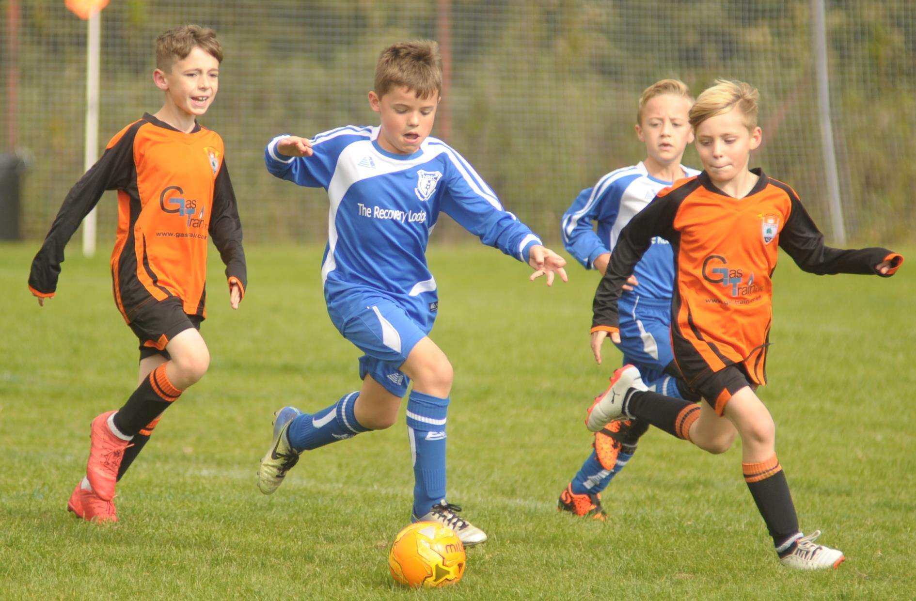 New Road under-9s run at Lordswood Youth Picture: Steve Crispe