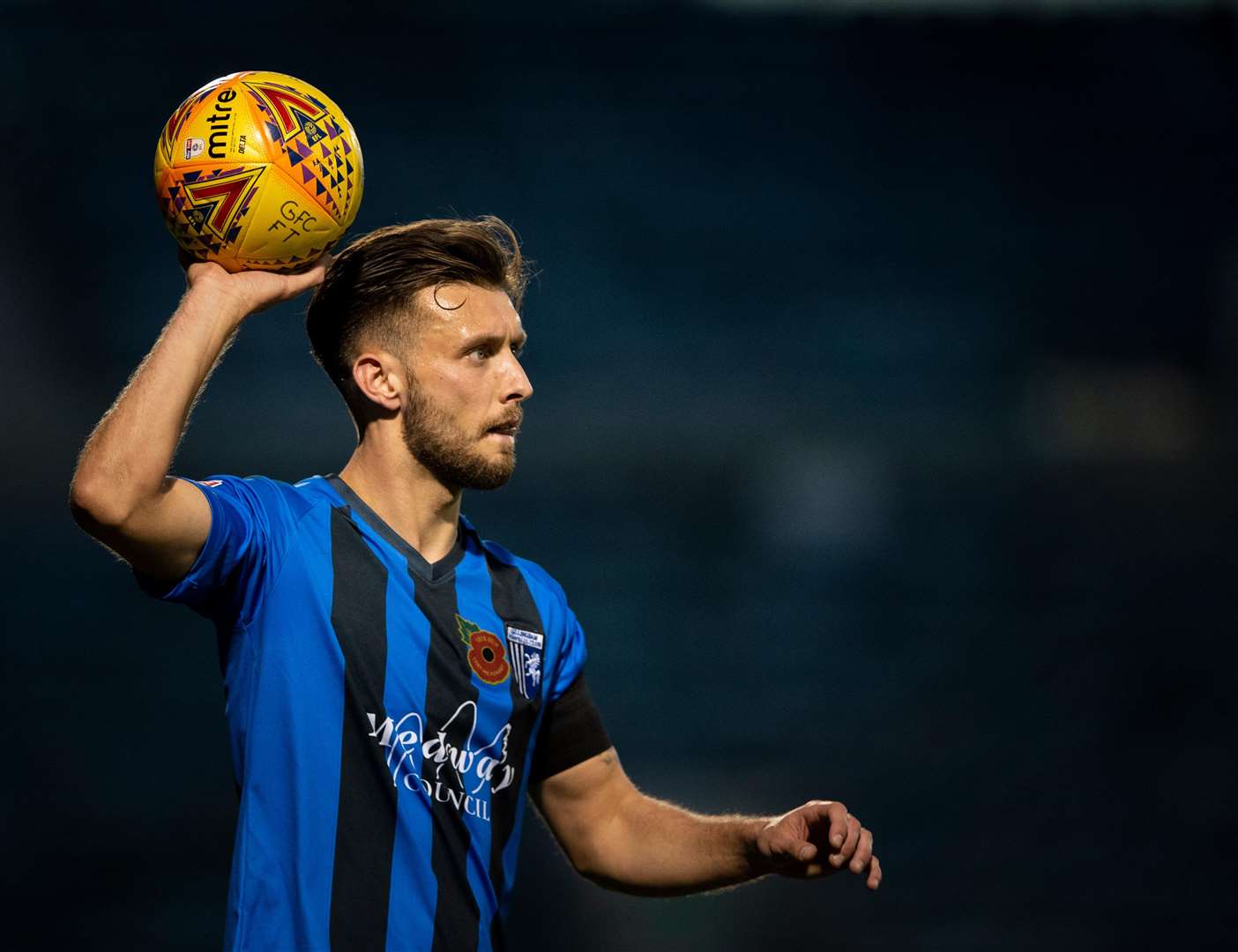 Gillingham defender Luke O''Neill Picture: Ady Kerry