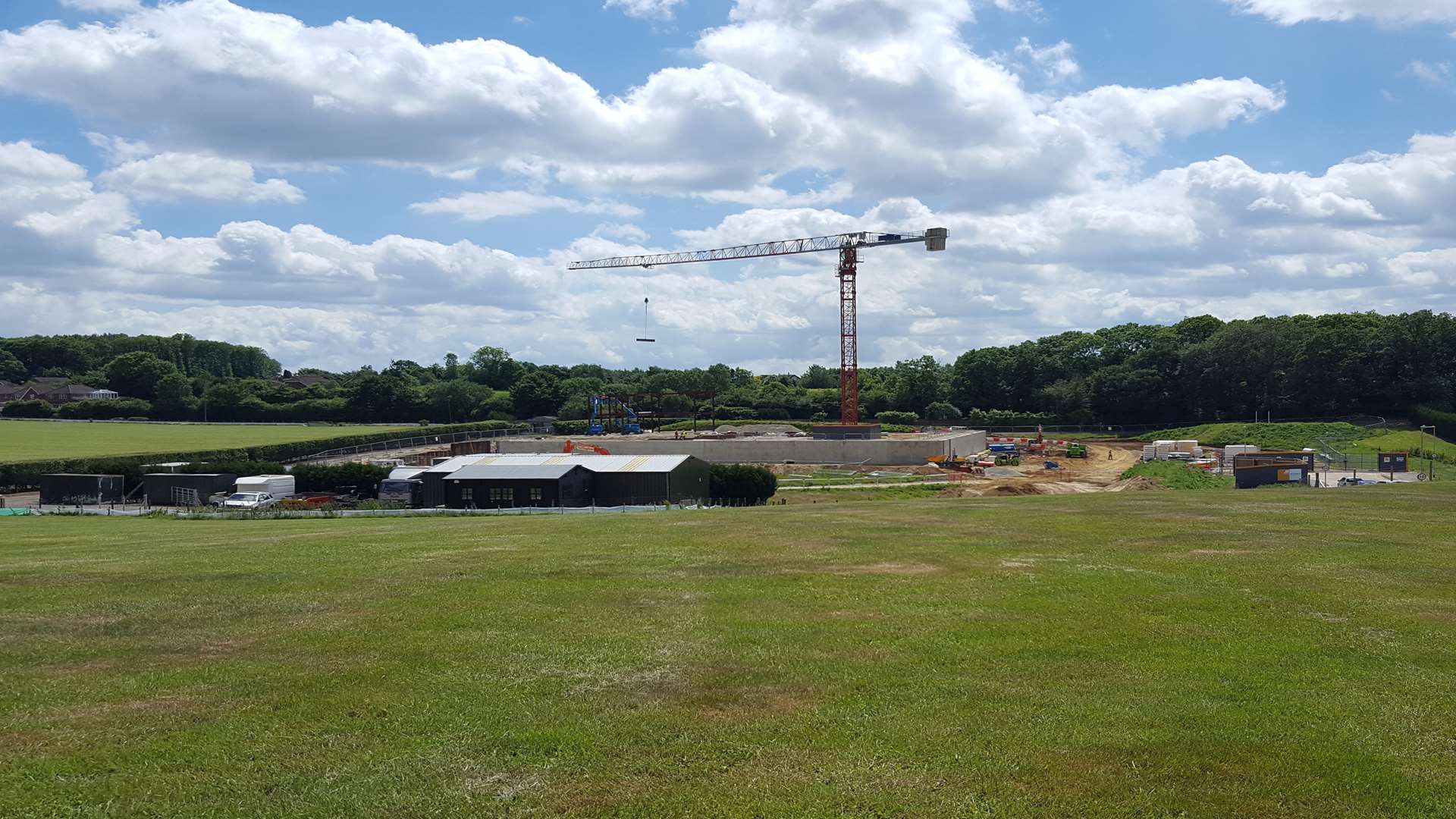 The Cygnet Health Care private mental health hospital under construction at Kent Medical Campus