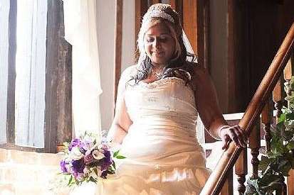 Camela Babwah on her big day. Picture: clnphotography.co.uk