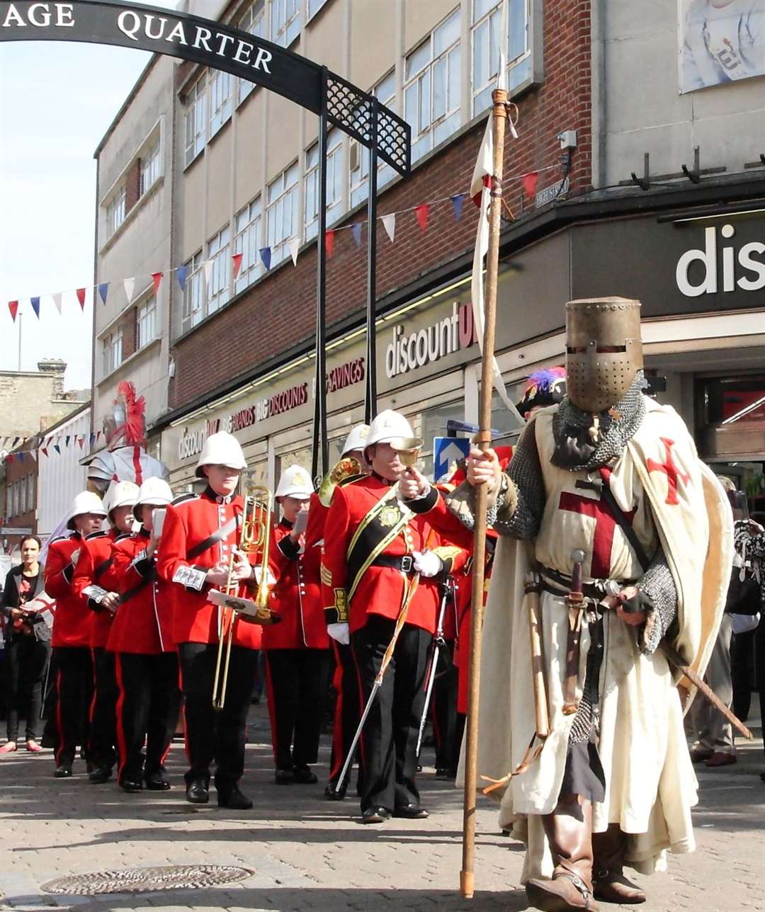 Gravesham's St. George's Day Parade returns to the town this year.  Photo: Gravesham Council.  Photo: Gravesham Council