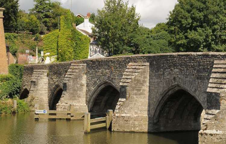East Farleigh Bridge will be open during the works. Picture: Steve Crispe