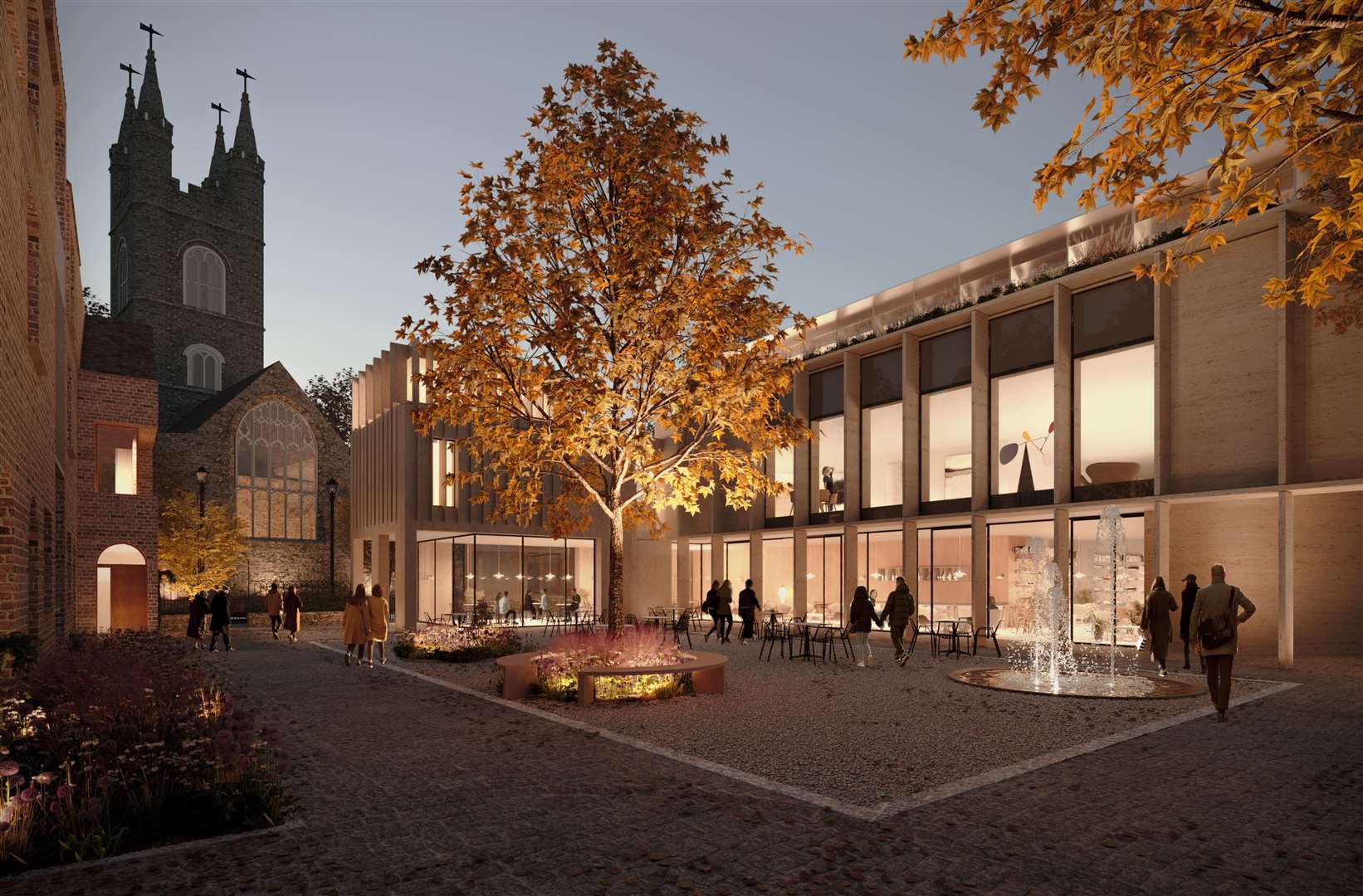 The development will open up views of St Mary's church, bosses say. Picture: MICA