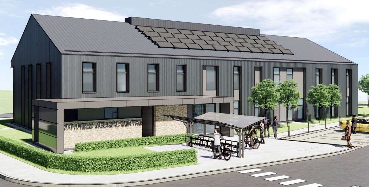 The medical centre would register 15,000 patients. Picture by Corstophine &Wright architects, taken from the Dover District Council planning portal