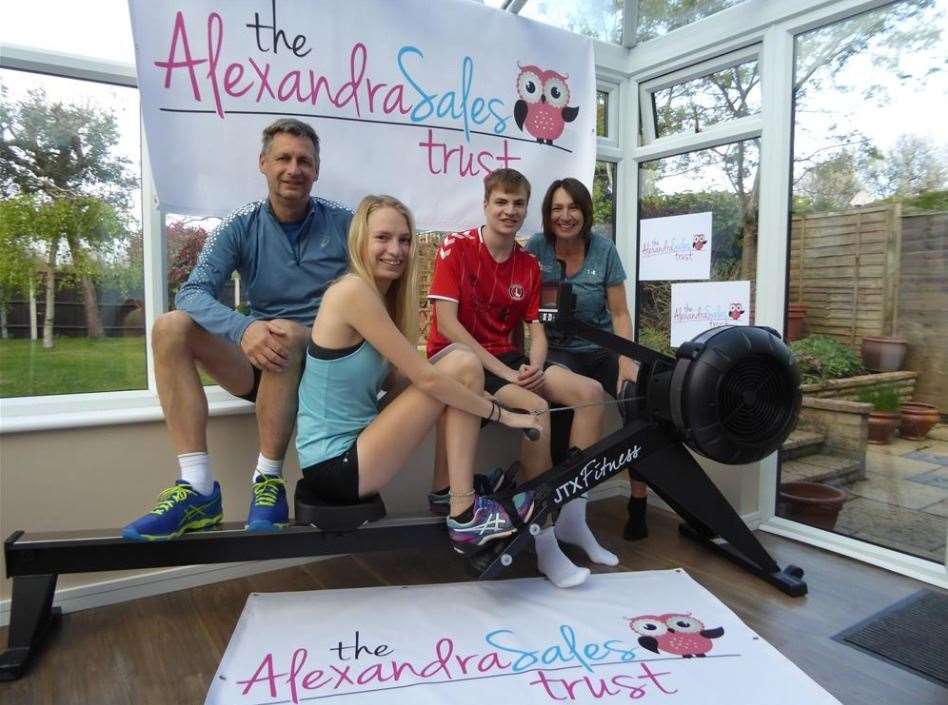 The Isted family are raising money for The Alexandra Sales Trust (34134886)