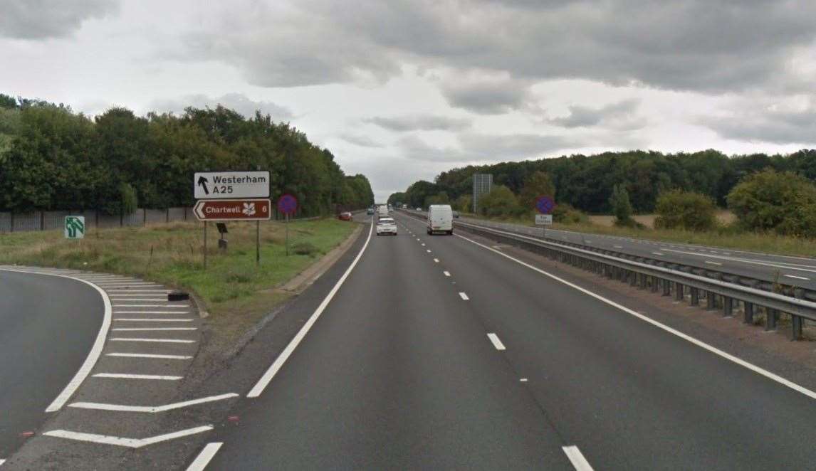 A21 near Sevenoaks. Picture: Google Street View