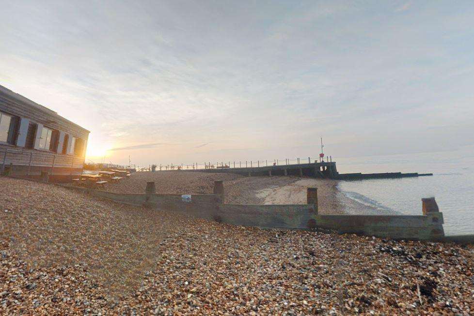 Emergency services searched for the woman near Whitstable harbour. Picture: Google Street View (4375538)