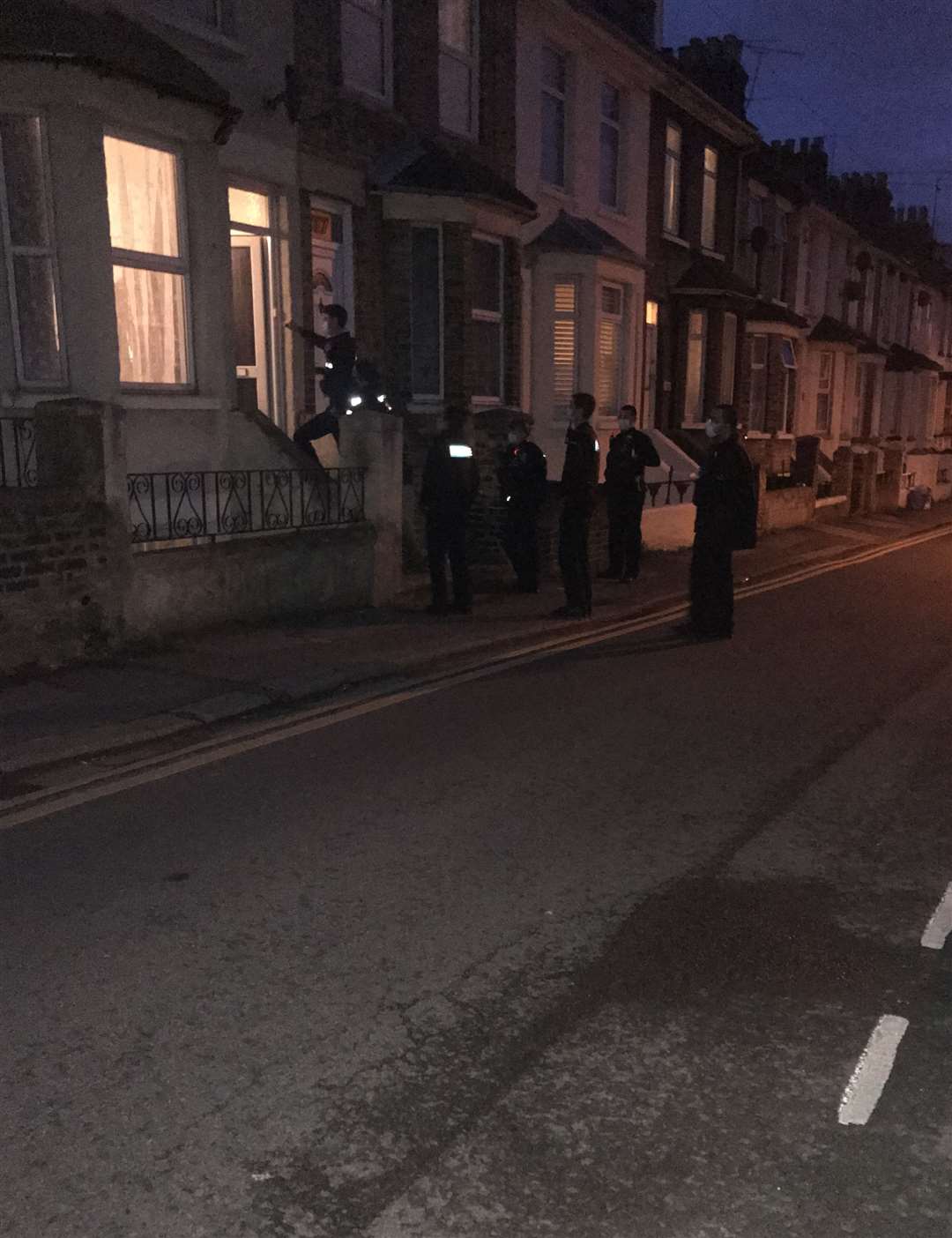 Police at an address in Rochester Avenue, Rochester