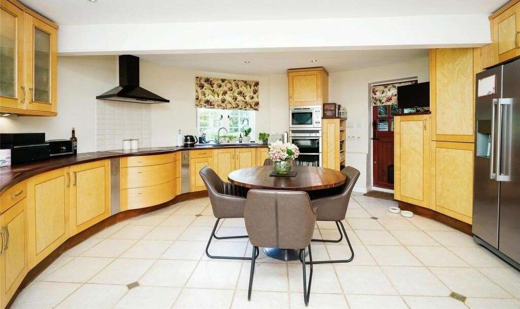 The kitchen opens up into a breakfast room. Picture: Freeman Forman