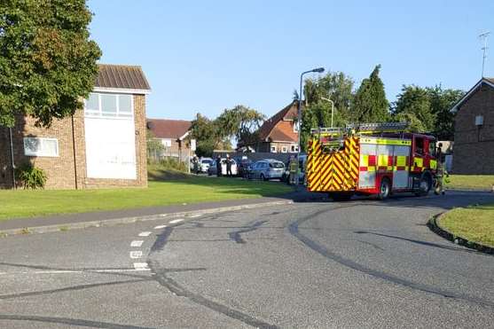 A fire engine was reportedly called out to the scene of the incident. Picture: @Kent_999s
