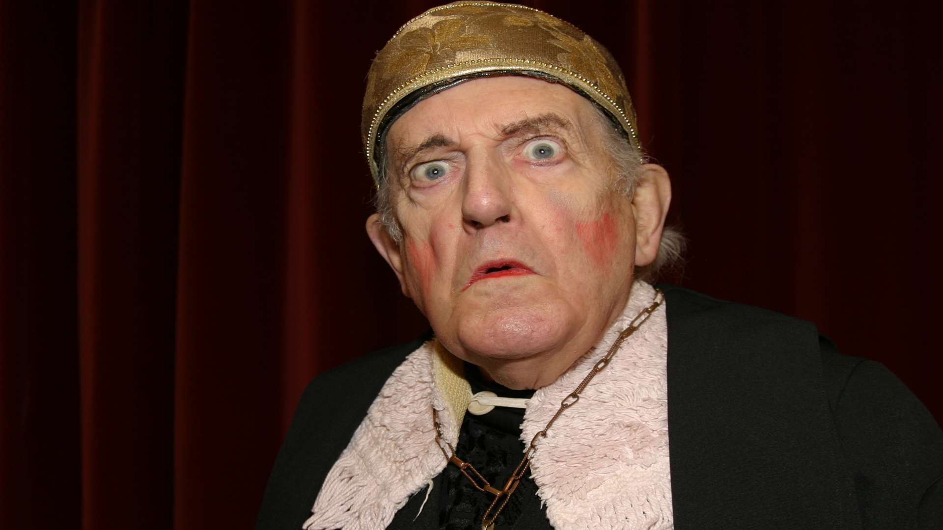 Daniel Thorndike in the Sleeping Beauty pantomime in Lydd in 2004.