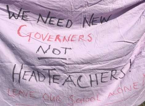 "We need new governors not head teachers."