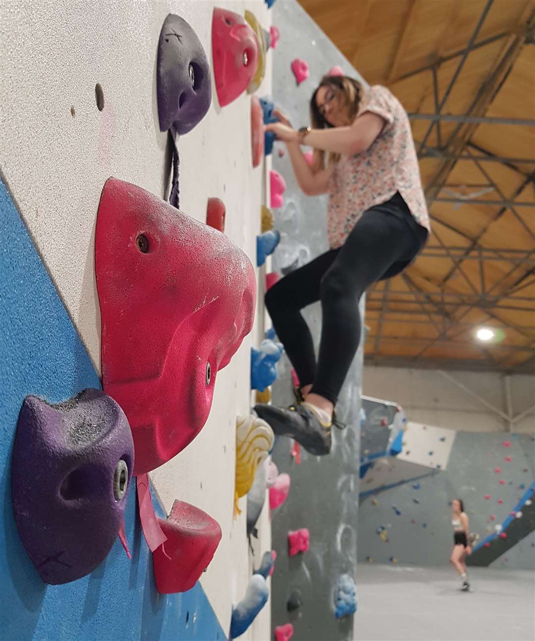 Reporter Liane Castle went to The Climbing Experience