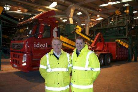 Kenny Thew and Simon Scott, directors of Ideal Waste Paper Company.