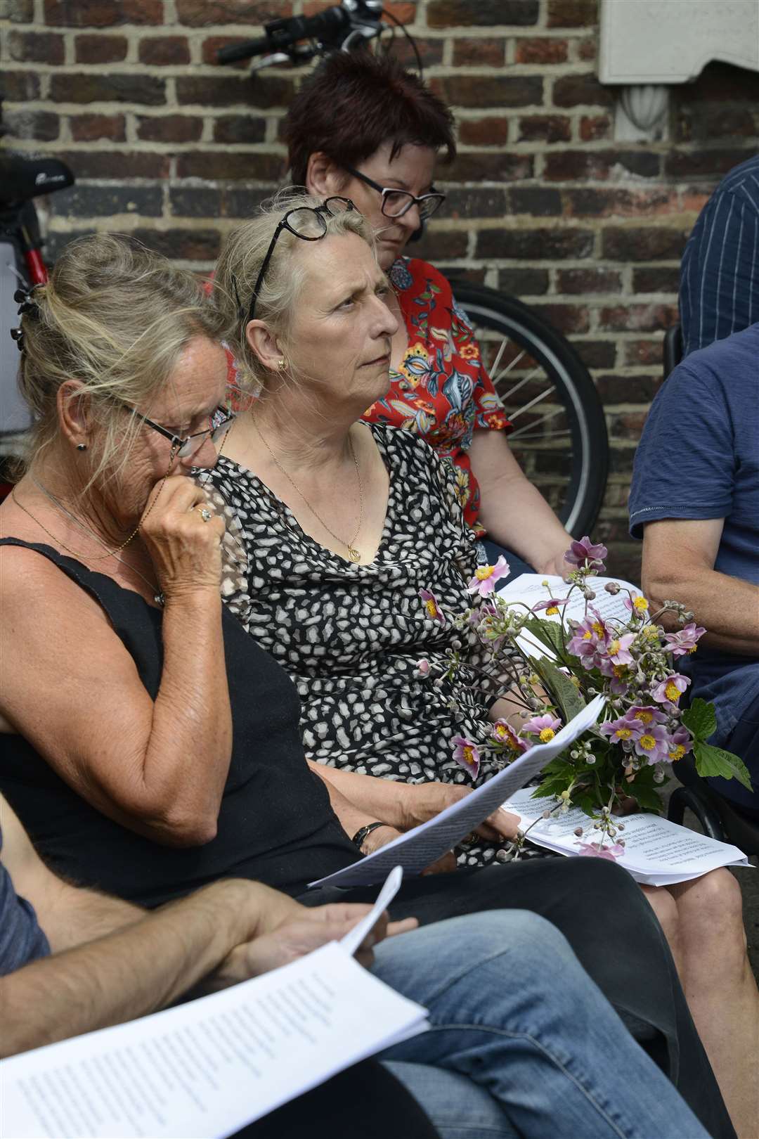 Members of Deal and Dover United Nations Association were deep in thought as poems were read in memory of those who died at Hiroshima