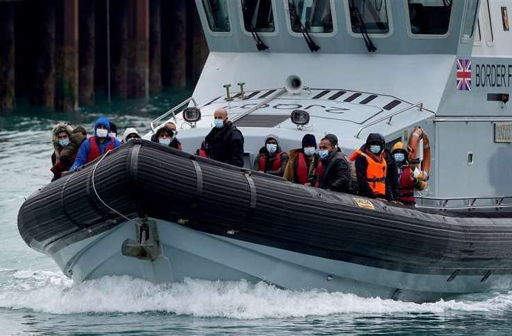Singh was brought to Dover by Border Force officialls. Stock Picture: Gareth Fuller/PA