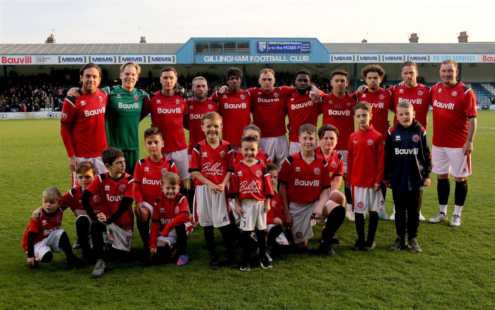 Chatham Town line up one last time for their 2022/23 campaign – in Wednesday night’s final of the Kent Senior Cup Picture: PSP Images