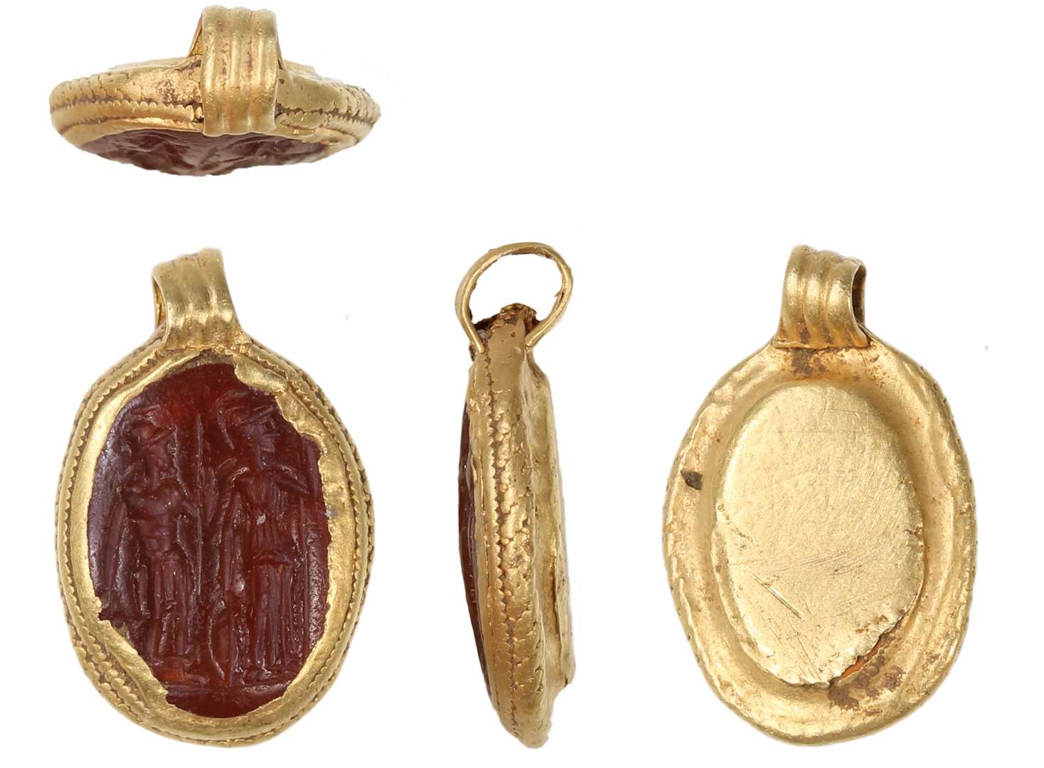 The Anglo Saxon pendant was found in August 2018