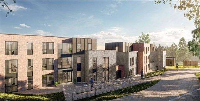 The homes planned for Poulton Close. Picture: Dover District Council