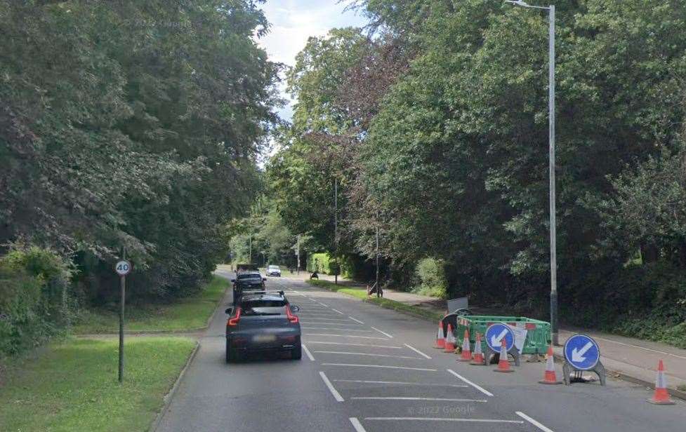 The incident happened in Pembury Road, Tunbridge Wells. Photo: Google