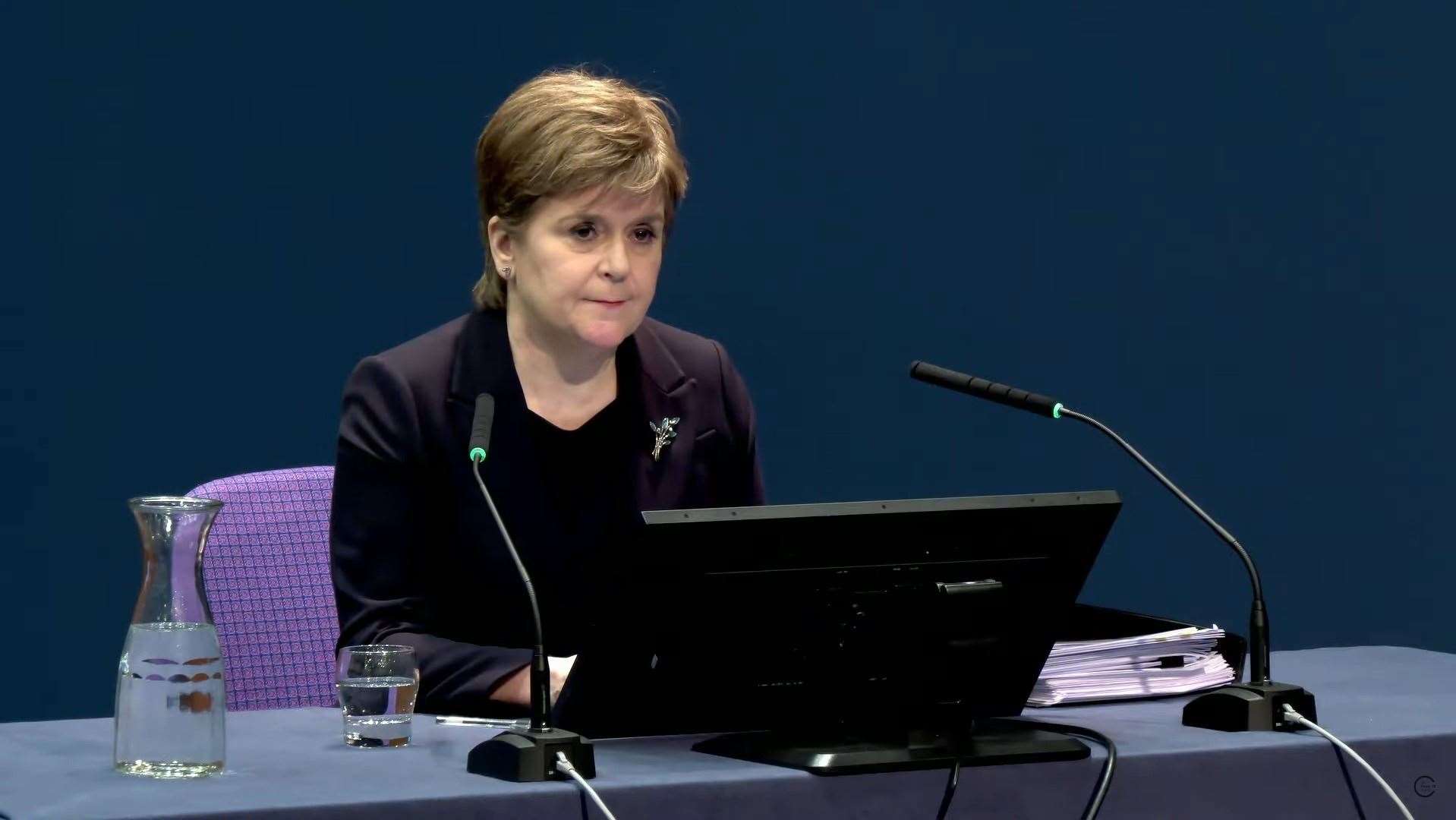 Ms Sturgeon appeared before the inquiry on Wednesday (UK Covid-19 Inquiry/PA)