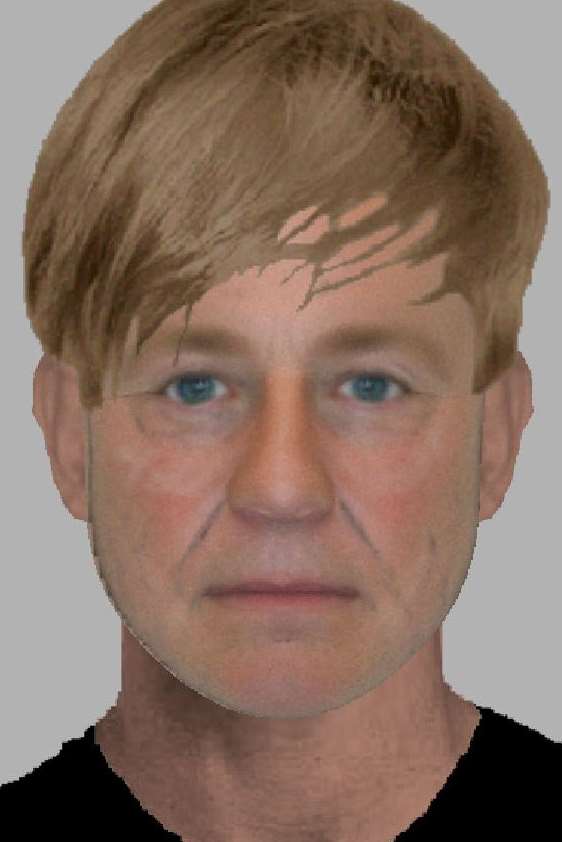 Efit of a man said to have flashed at a running in Addington