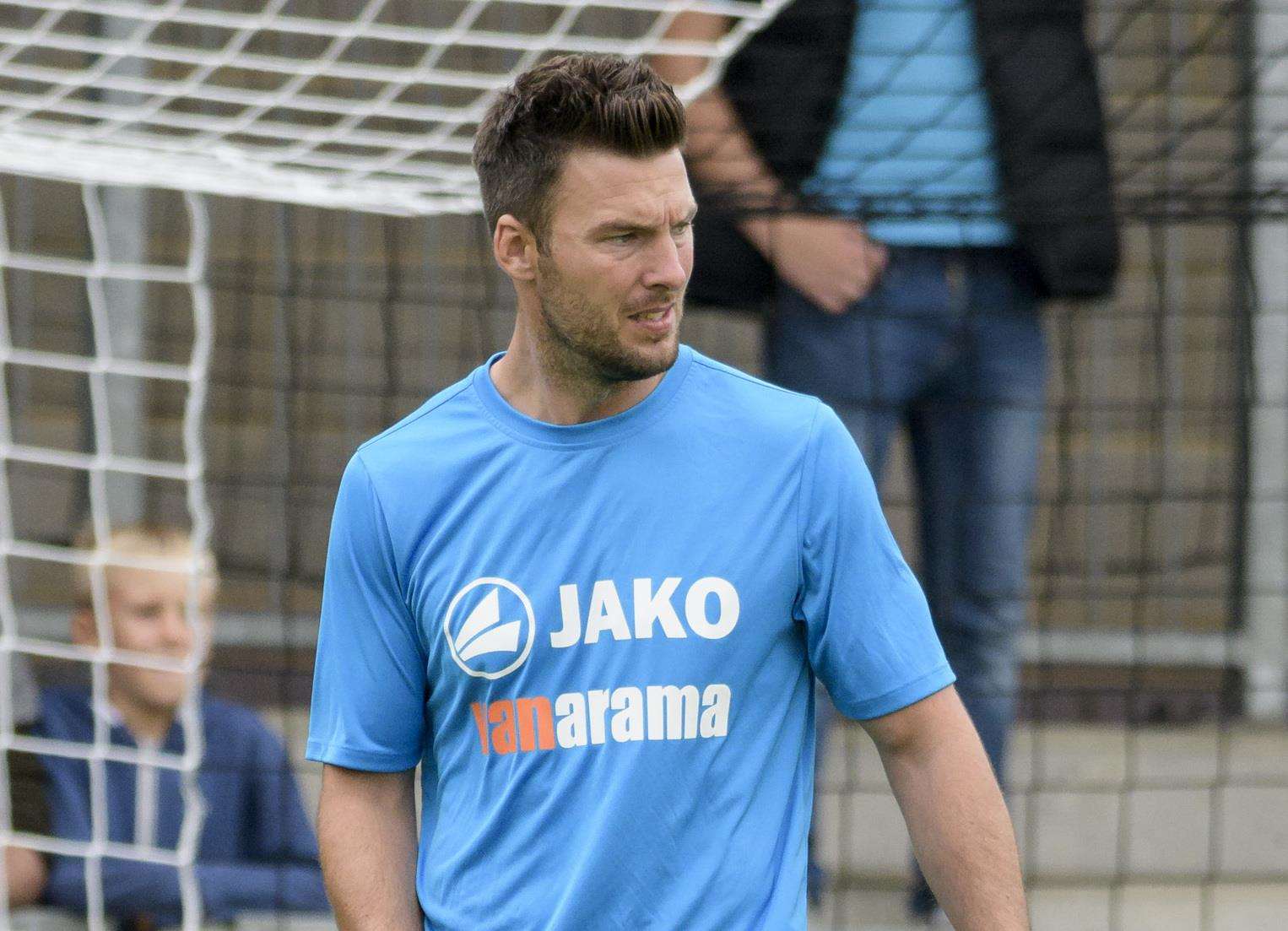 Dartford joint-manager Jamie Coyle Picture: Andy Payton