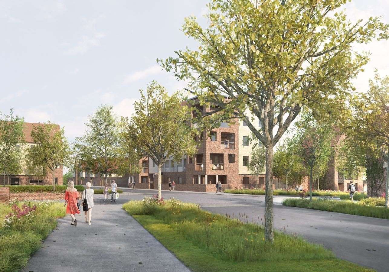 CGI of the huge Mountfield Park development in southern Canterbury will boast 4,000 homes