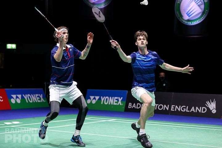 Badminton’s YONEX All England in Birmingham, where Sevenoaks’ Rory Easton (right) was in action Picture: sportsbeat