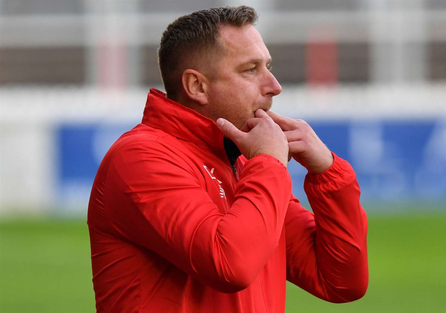 Ebbsfleet boss Dennis Kutrieb - fears playing behind closed doors again in National League South later this season. Picture: Keith Gillard