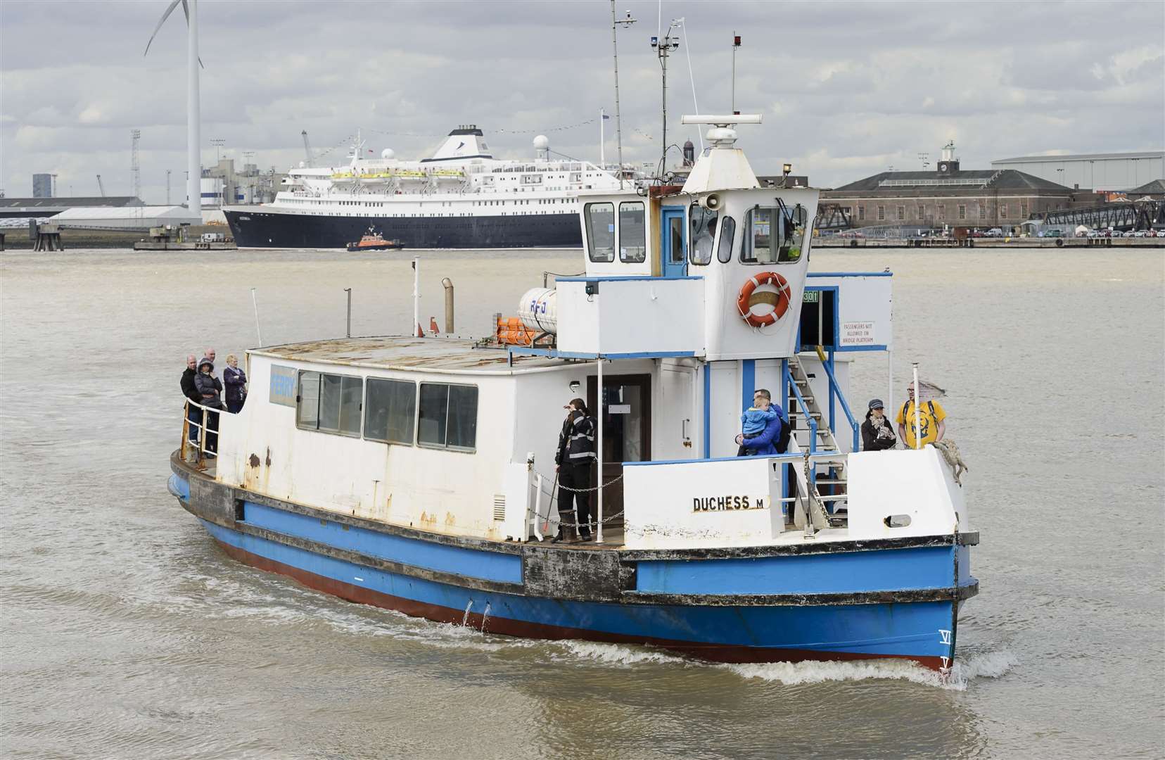 The Gravesend to Tilbury ferry service has a question mark over its future. Picture: Andy Payton