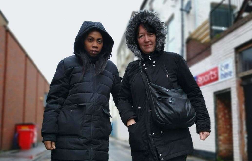 Linda and Sonya spend most of their week on the streets approaching rough sleepers