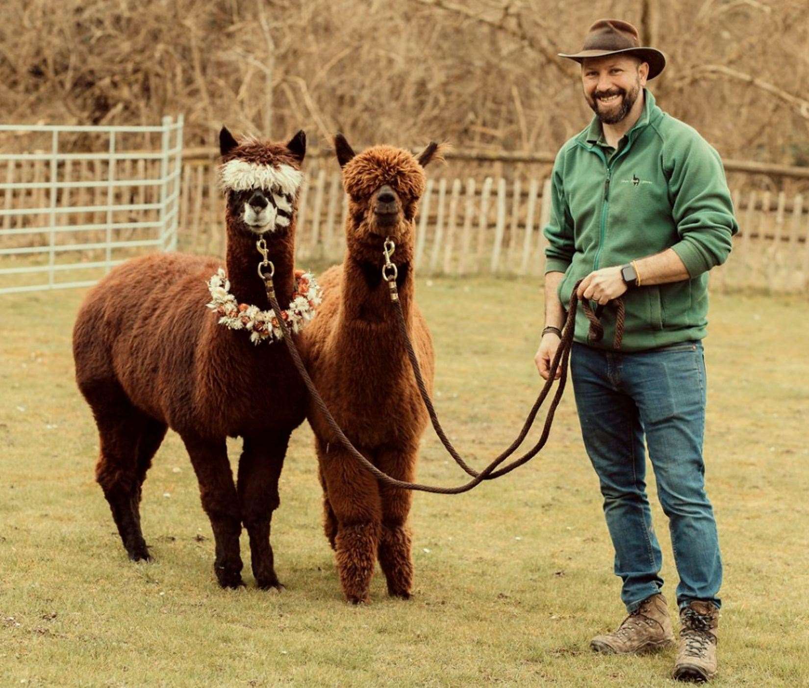 The "Alpaca man" will join Dame Kelly Holmes in her charity trek