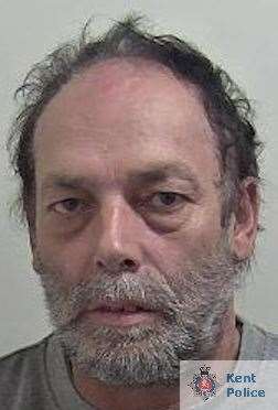 Bill Scamp has been jailed after a spate of thefts since 2018. Picture: Kent Police (28353403)