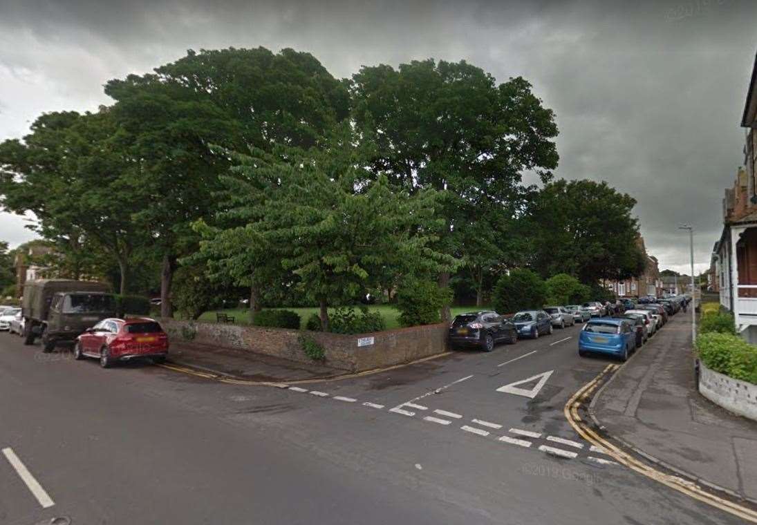 The incident happened in Ethelbert Square, Westgate. Picture: Google Street View