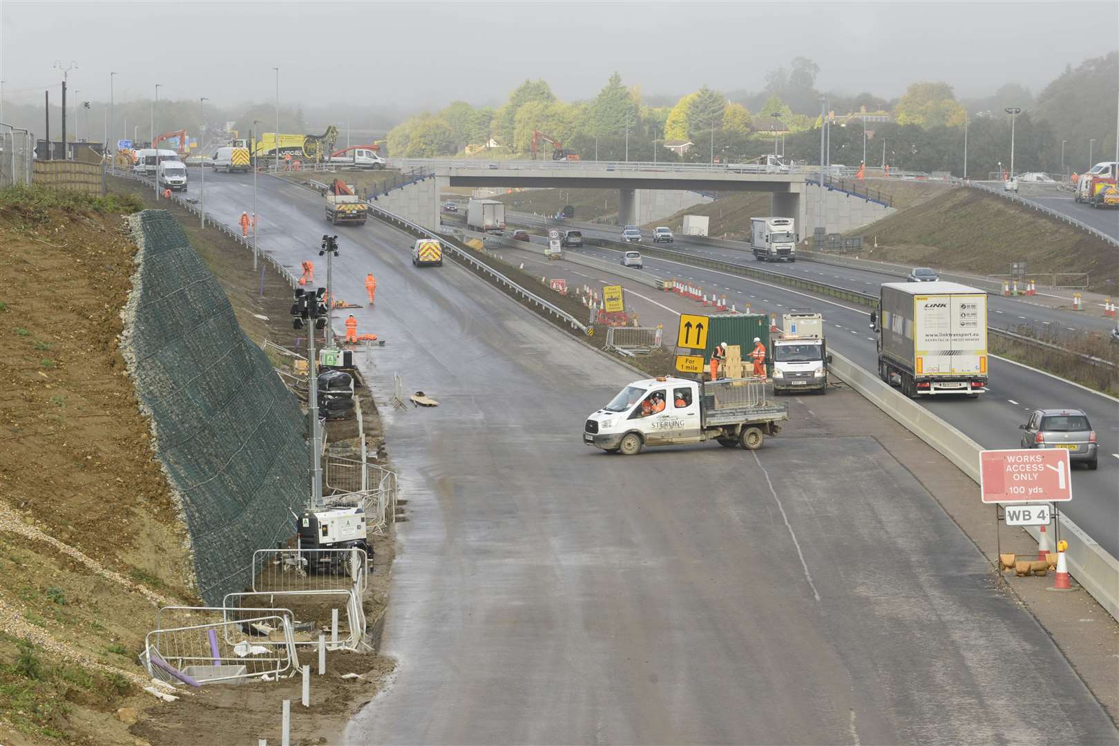 The A20 will be closing for work to be completed on the M20 Junction 10A scheme