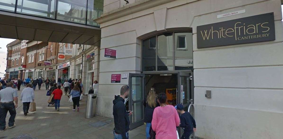 Whitefriars shopping centre in Canterbury. Credit: Google street view