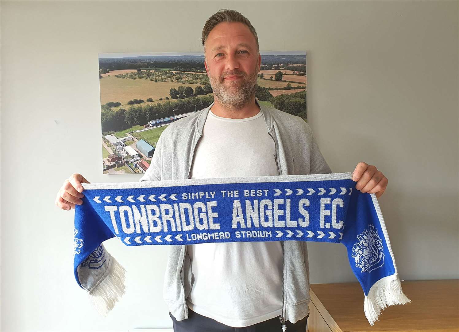 Tonbridge Angels manager Jay Saunders Picture: David Couldridge