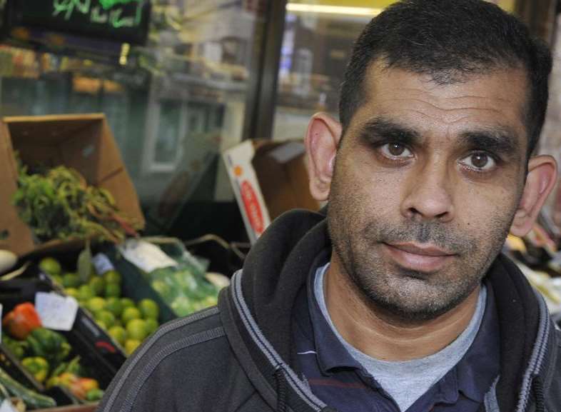 Ishtiaq Ahmed was prosecuted for selling rotten fruit and veg.