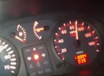 The footage showed the speedometer exceeding 90mph